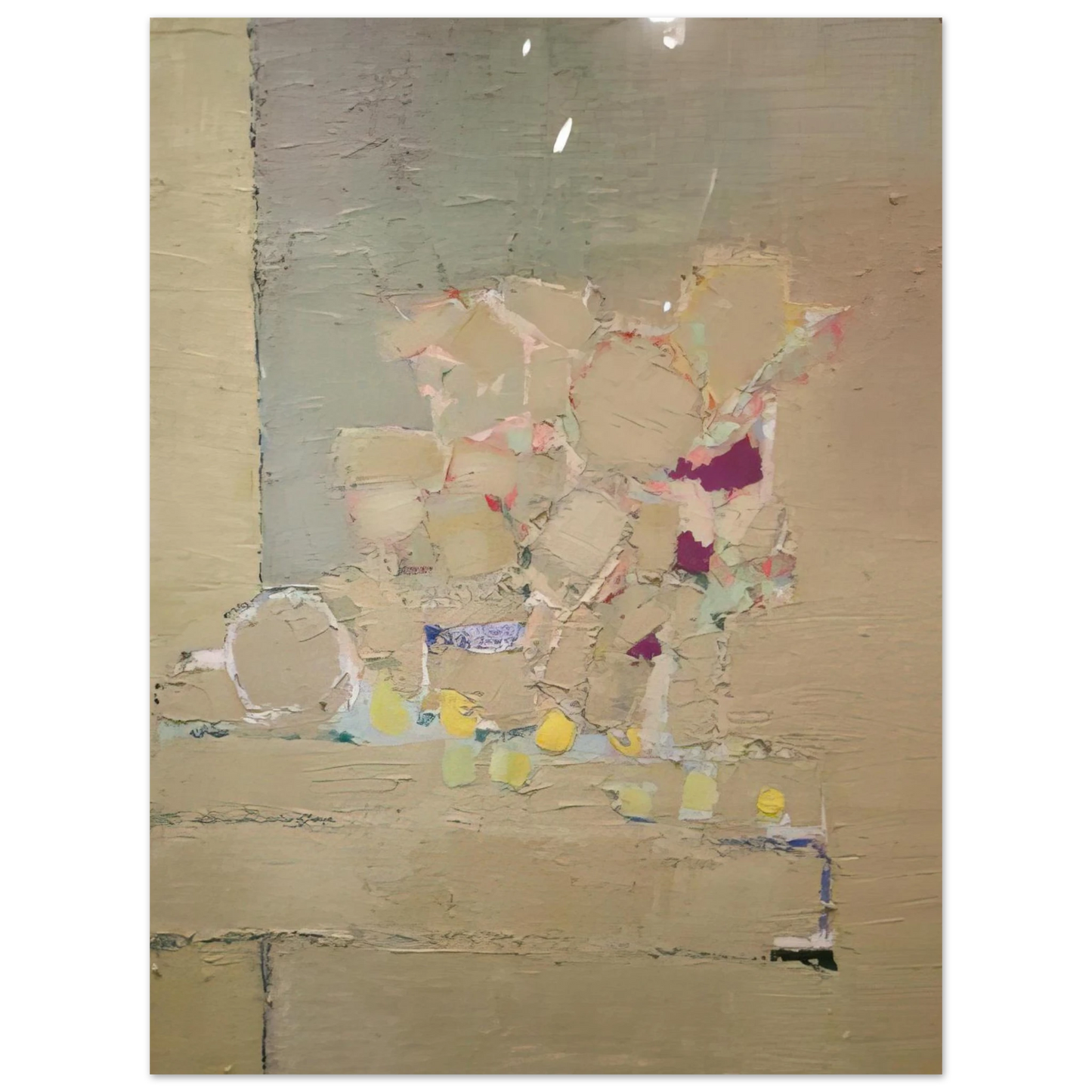 Nicolas de Stael - Flowers - 1953 Fine Art Poster - 13x18 cm / 5x7 inches