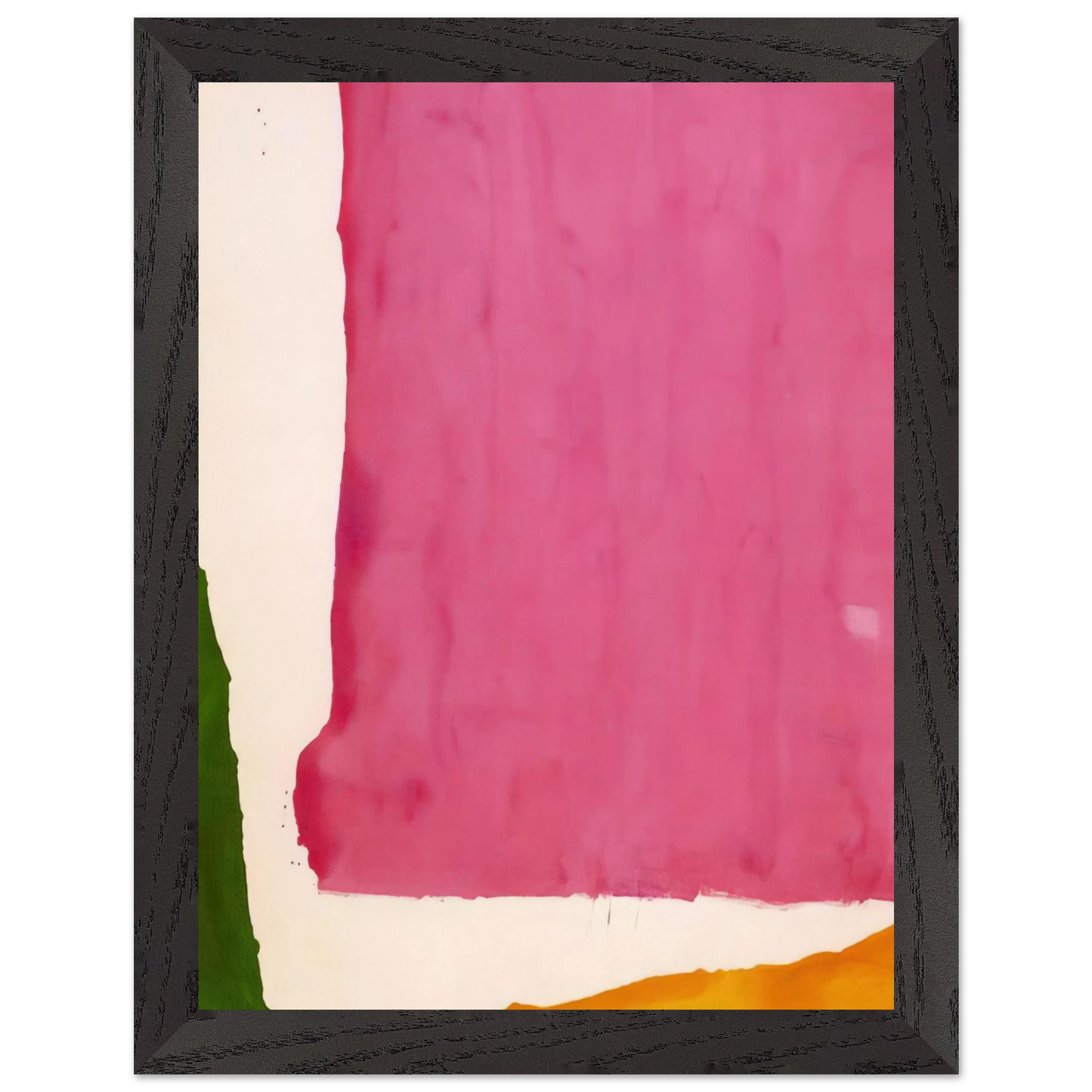 Helen Frankenthaler - Mauve District - 1966 Wall art - 30x40 cm / 12x16 inches - Premium Wooden Framed Poster With Fine Art Paper - White frame