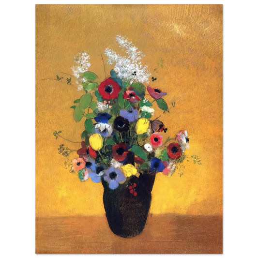 Odilon Redon - FLOWERS 2 Fine Art Poster - Default Title
