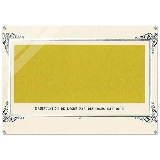 Jaundiced Cuckolds Handling Ochre - Alphonse Allais Acrylic Print - 70x100 cm / 28x40″ inches