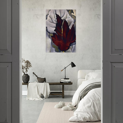 Pattern of Leaves - Georgia O'Keeffe Brushed Aluminum Print - 70x100 cm / 28x40 inches | Georgia O'Keeffe Aluminum Print | Georgia O'Keeffe Prints