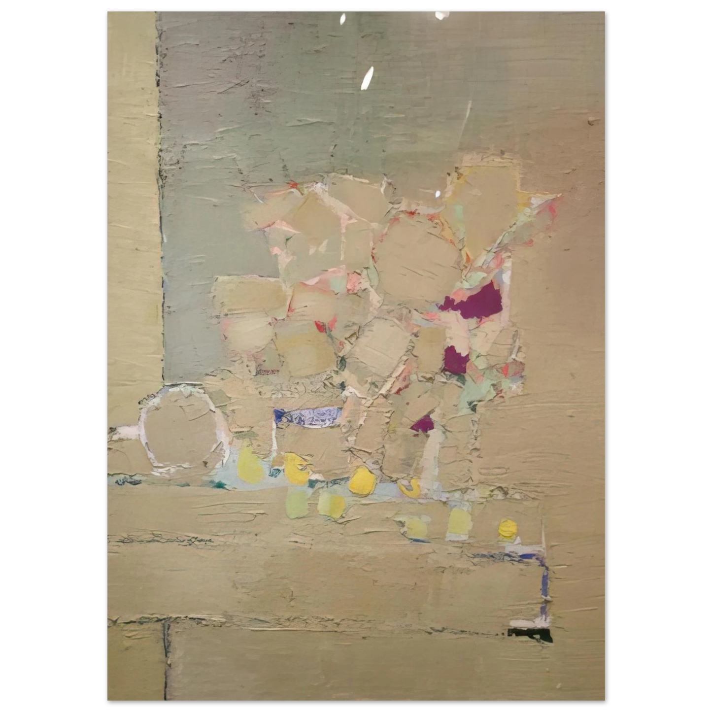 Nicolas de Stael - Flowers - 1953 Fine Art Poster - 75x100 cm / 30x40 inches