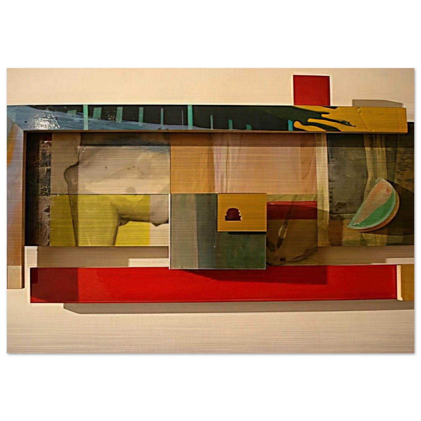 Horse - Sam Gilliam Brushed Aluminum Print - 70x100 cm / 28x40 inches | Sam Gilliam Aluminum Print | Sam Gilliam Prints