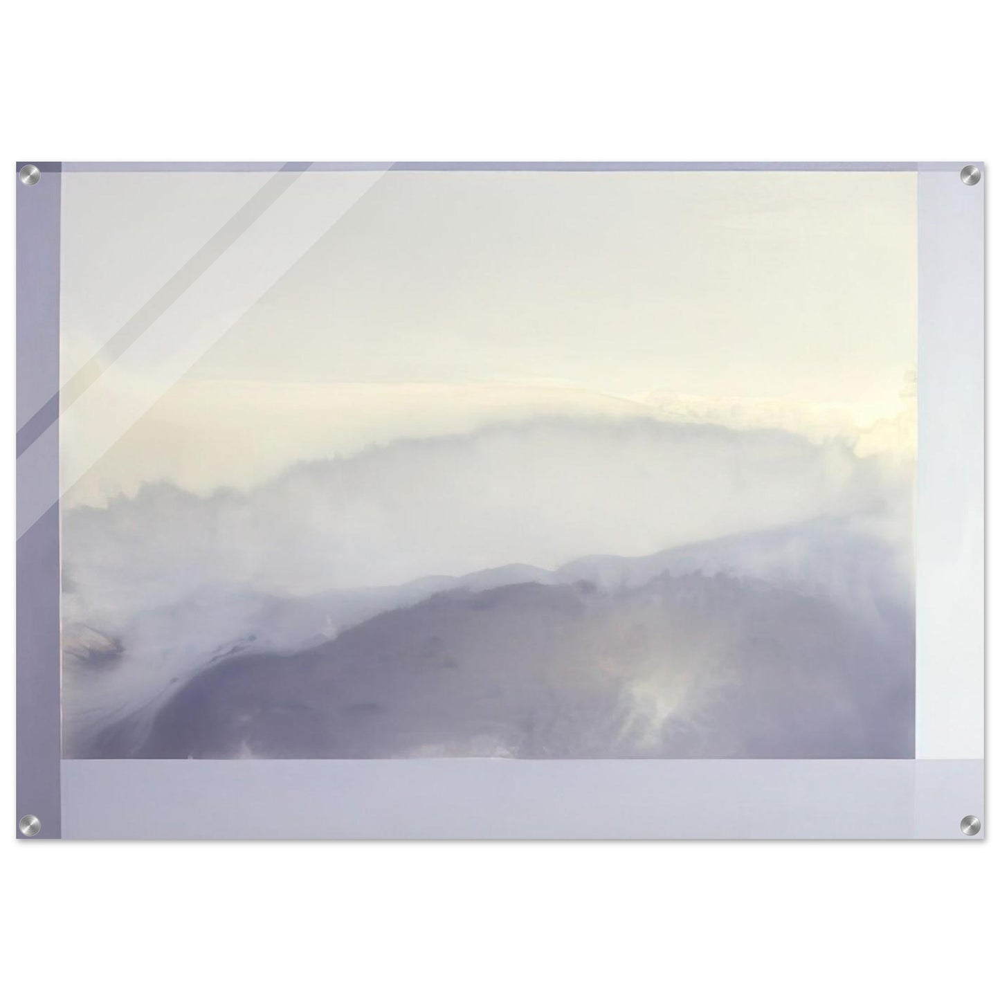 Approaching Arkansas - 1986 - Ronnie Landfield Acrylic Print - 70x100 cm / 28x40″ inches | Ronnie Landfield Wall Art | Ronnie Landfield Prints