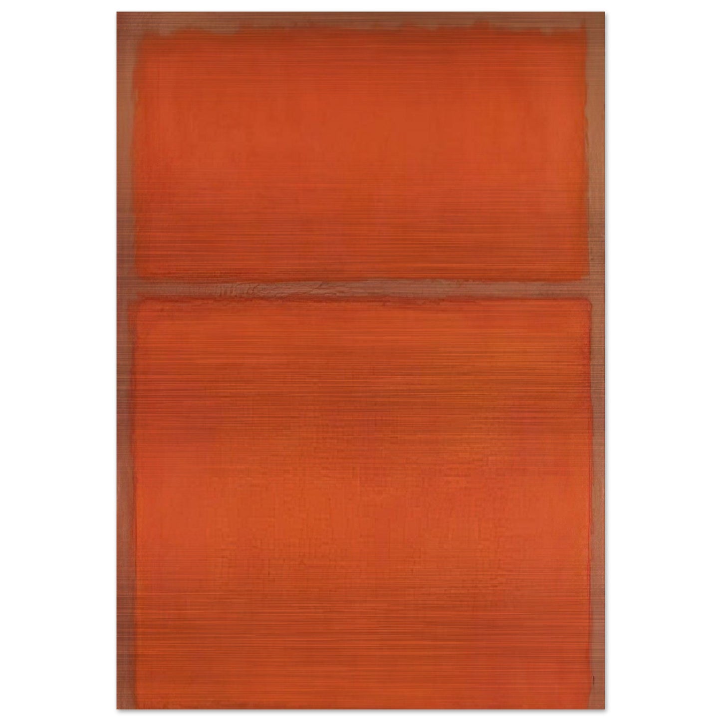 Untitled - 1961 - Mark Rothko Brushed Aluminum Print - 70x100 cm / 28x40 inches | Mark Rothko Aluminum Print | Mark Rothko Prints