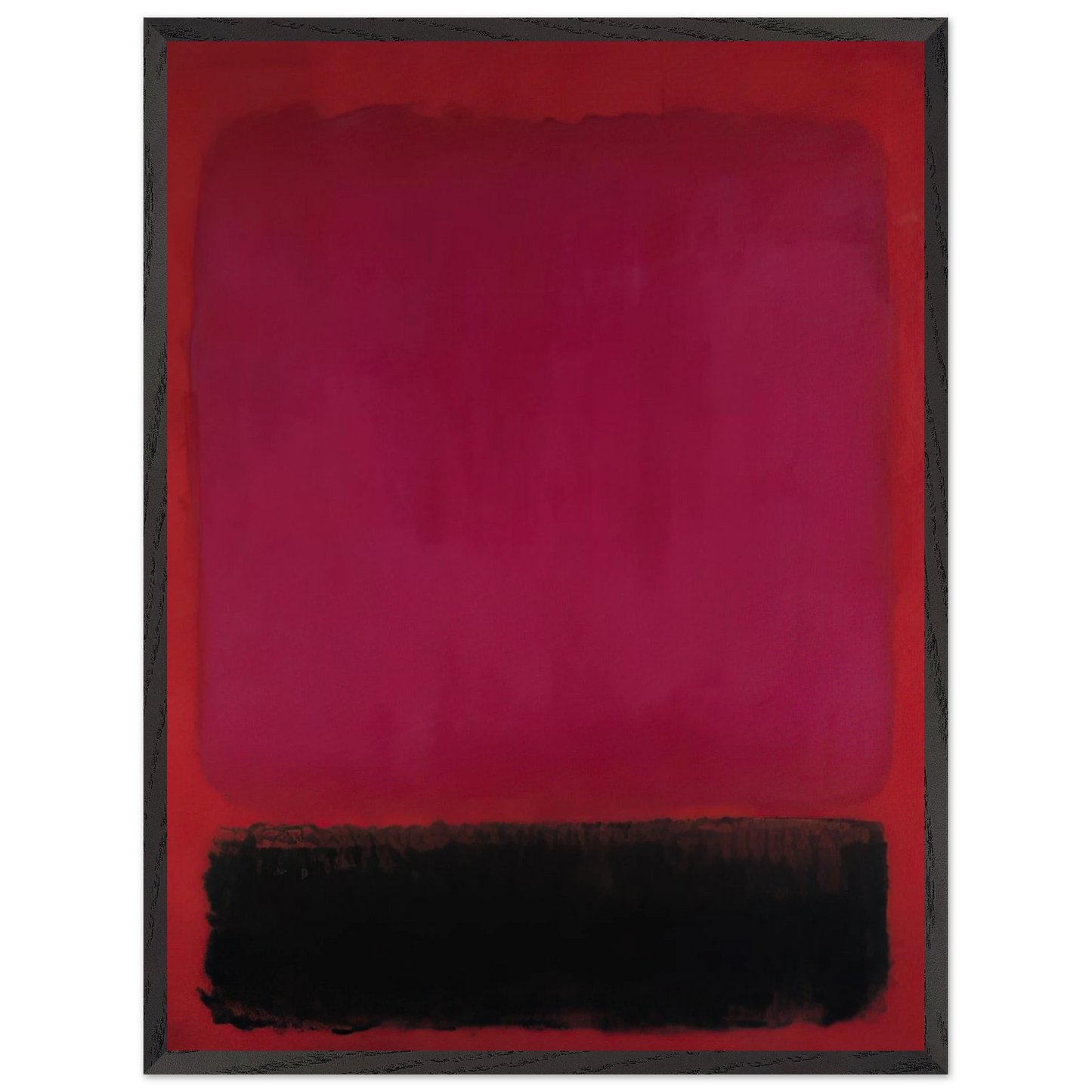 Helen Frankenthaler - Untitled - 1967 Wall art - 20x25 cm / 8x10 inches - Premium Wooden Framed Poster With Fine Art Paper - White frame