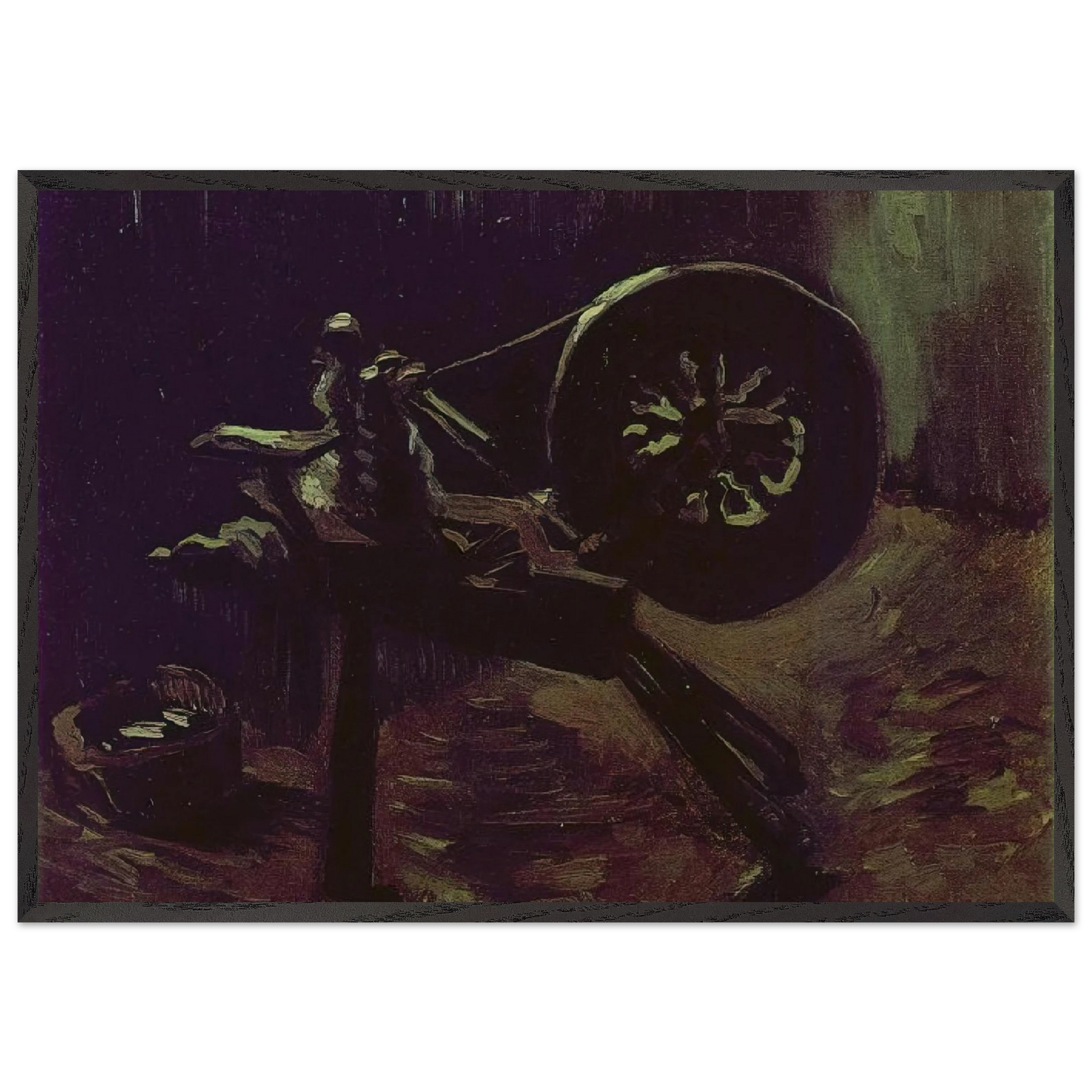 Bobbin Winder - Vincent van Gogh Framed Art Print – Black Wooden Frame - Default Title - -Framed Art Print