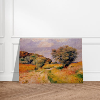 Fields of Wheat - Pierre-Auguste Renoir Brushed Aluminum Print - 70x100 cm / 28x40 inches | Pierre-Auguste Renoir Aluminum Print | Pierre-Auguste Renoir Prints