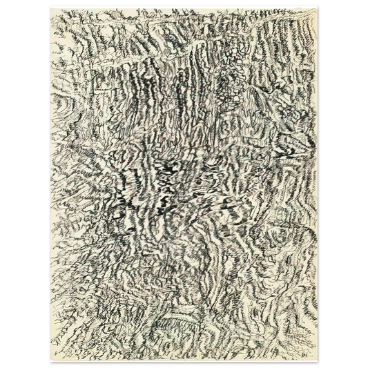 Henri Michaux - Dessin mescalinien - 1958 Fine Art Poster - Default Title