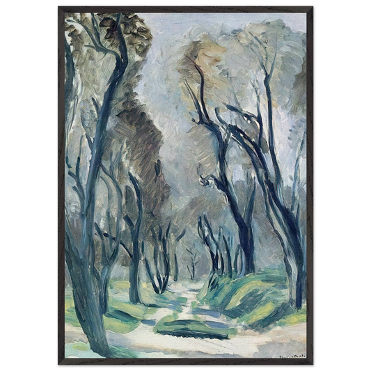 AVENUE OF OLIVE TREES 1952 - Henri Matisse 70x100 cm / 28x40 inches Framed Art Print – Black Wooden Frame