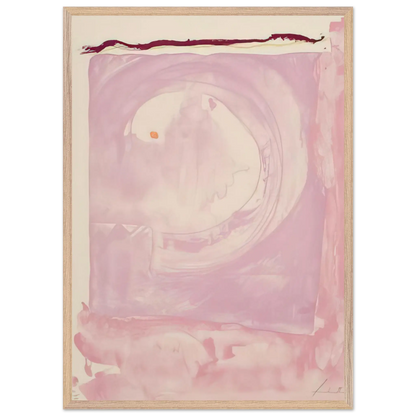 Helen Frankenthaler - Reflections IX - 1995 Wall art - 45x60 cm / 18x24 inches - Premium Wooden Framed Poster With Fine Art Paper - Wood frame