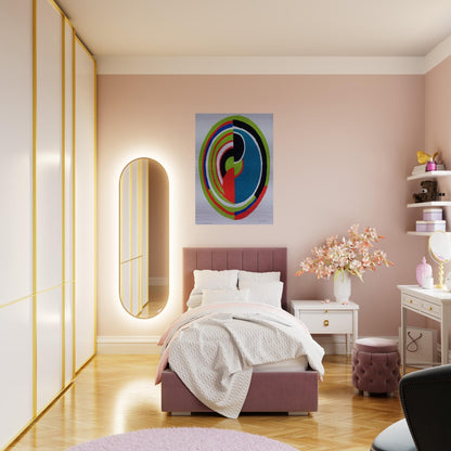 ABSTRACT SWIRL - Sonia Delaunay Brushed Aluminum Print - 70x100 cm / 28x40 inches | Sonia Delaunay Aluminum Print | Sonia Delaunay Prints