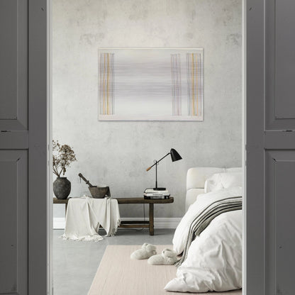 Untitled - 1981 - Gene Davis Brushed Aluminum Print - 70x100 cm / 28x40 inches | Gene Davis Aluminum Print | Gene Davis Prints