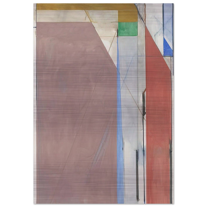 Ocean Park #70 - Richard Diebenkorn Brushed Aluminum Print - 70x100 cm / 28x40 inches | Richard Diebenkorn Aluminum Print | Richard Diebenkorn Prints