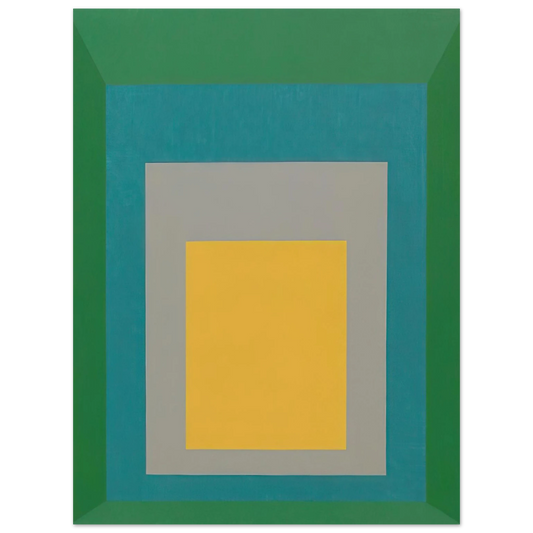 Josef Albers - HOMAGE TO THE SQUARE APPARITION 1959 Fine Art Poster - Default Title