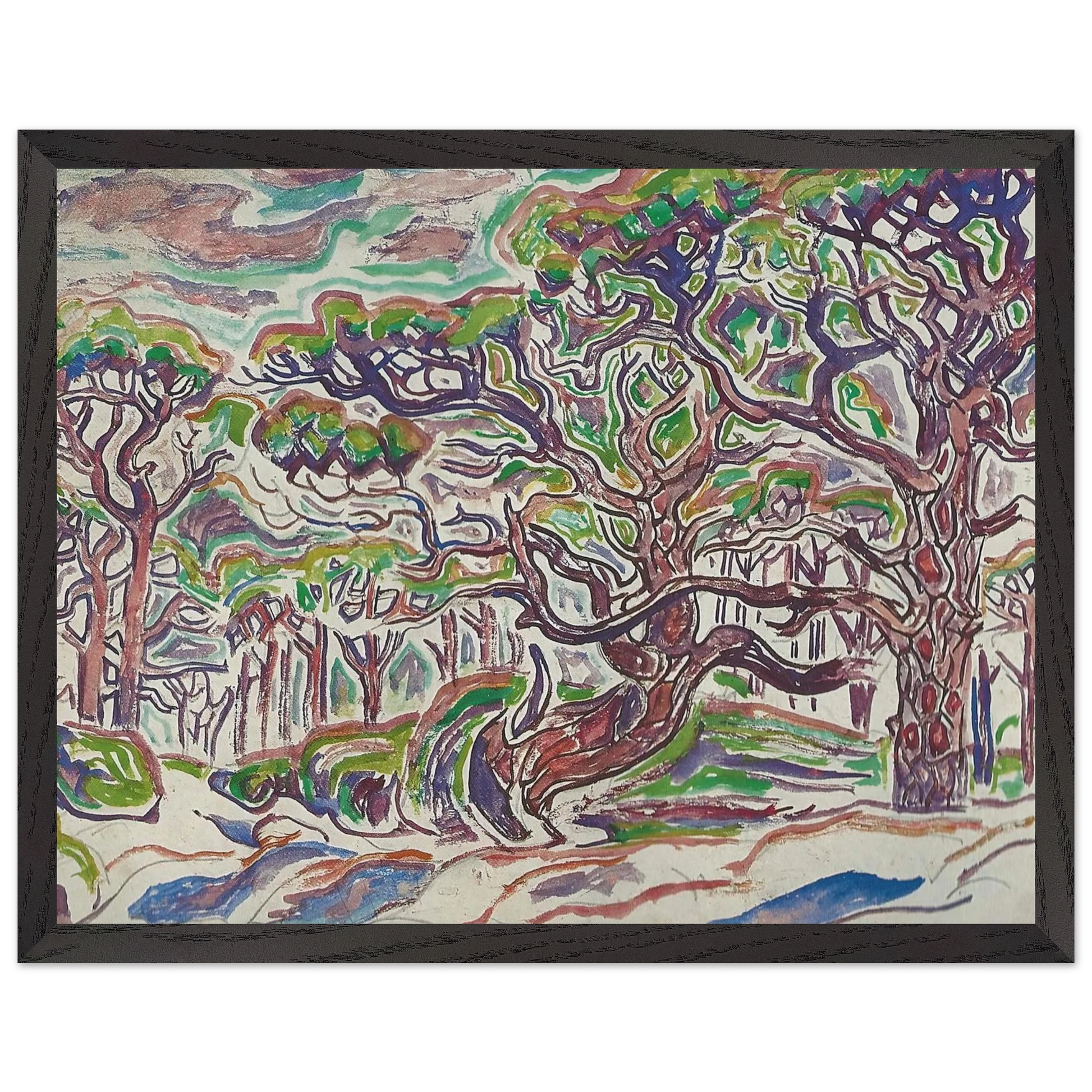 Walter Inglis Anderson - Walter Anderson Wall art - A2 (42 x 59.4  cm) - Premium Wooden Framed Poster With Fine Art Paper - White frame