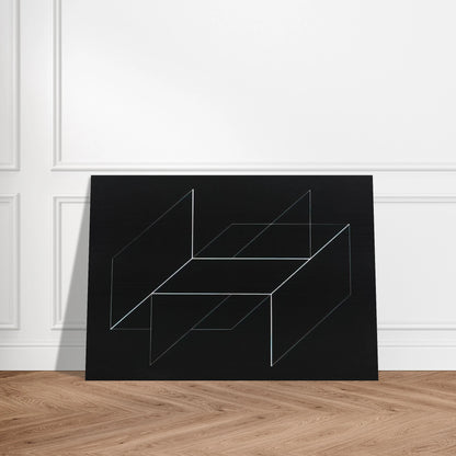STRUCTURAL CONSTELLATION 1950 0 - Josef Albers Brushed Aluminum Print - 70x100 cm / 28x40 inches | Josef Albers Aluminum Print | Josef Albers Prints