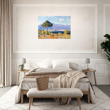 View of Antibes from the Plateau Notre-Dame - claude monet Acrylic Print - 70x100 cm / 28x40″ inches