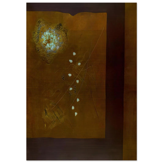 Brown Wall - 1971 - Hiroyuki Tajima Brushed Aluminum Print - 70x100 cm / 28x40 inches | Hiroyuki Tajima Aluminum Print | Hiroyuki Tajima Prints