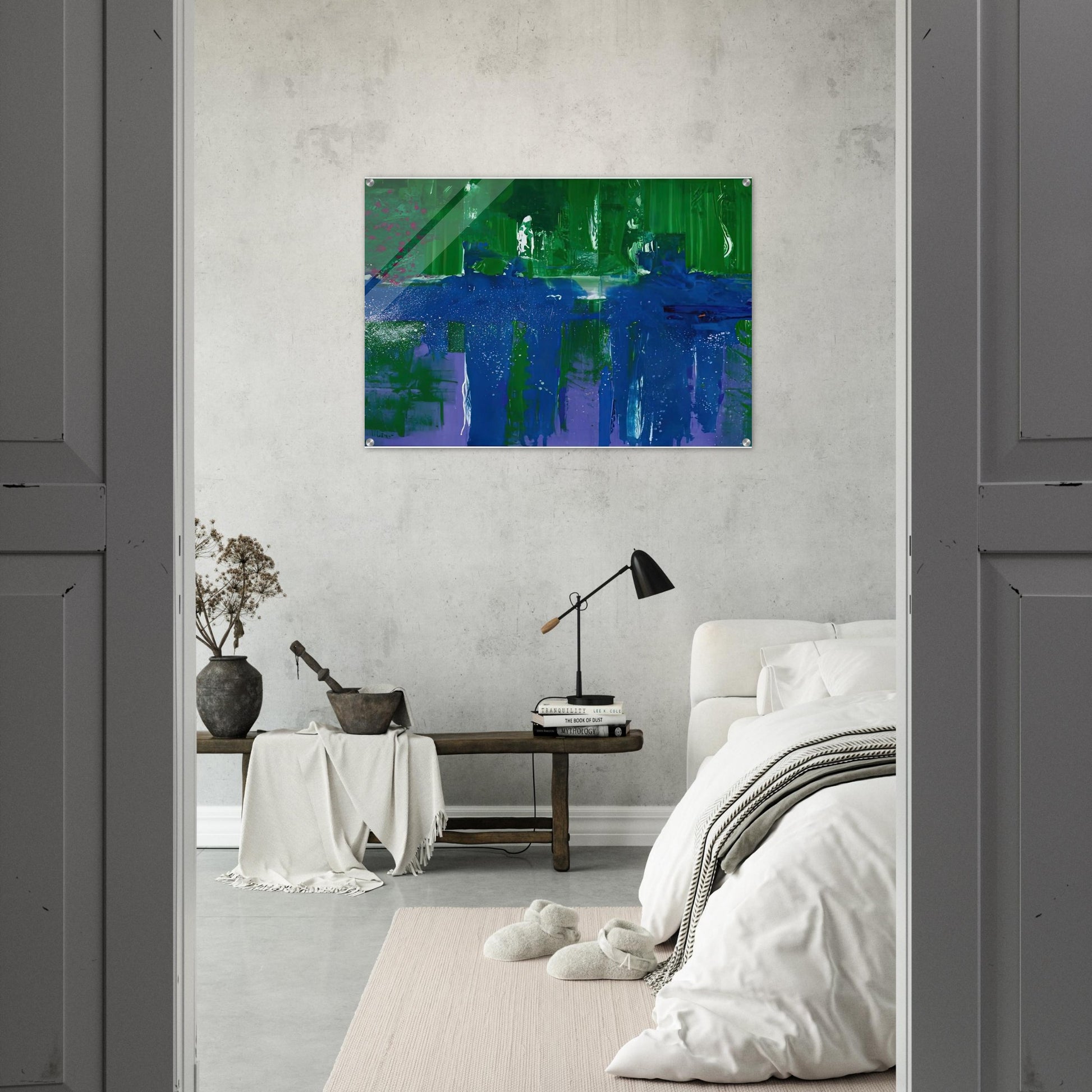 Grotto, 1990- - Helen Frankenthaler Acrylic Print - 70x100 cm / 28x40″ inches | Helen Frankenthaler Wall Art | Helen Frankenthaler Prints