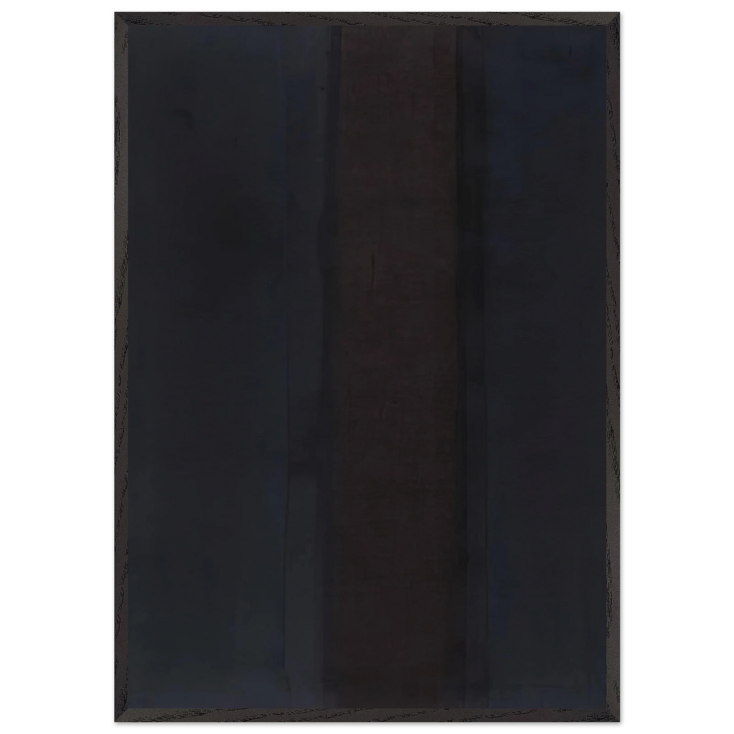 Umber Blue - 1987 - Yun Hyong-keun Framed Art Print – Black Wooden Frame - Default Title - -Framed Art Print