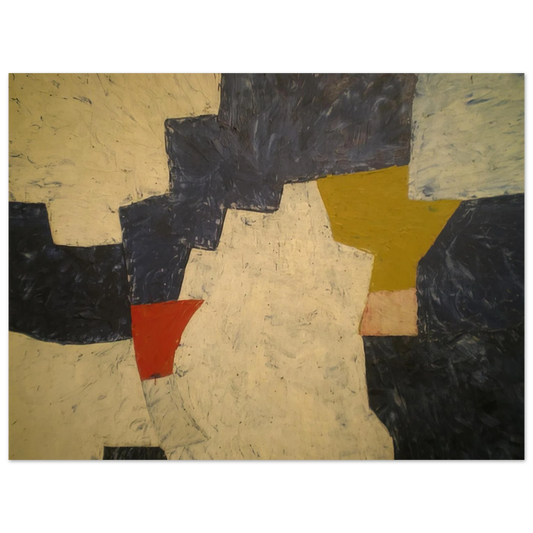 Serge Poliakoff - Composition - 1952 Fine Art Poster - Default Title