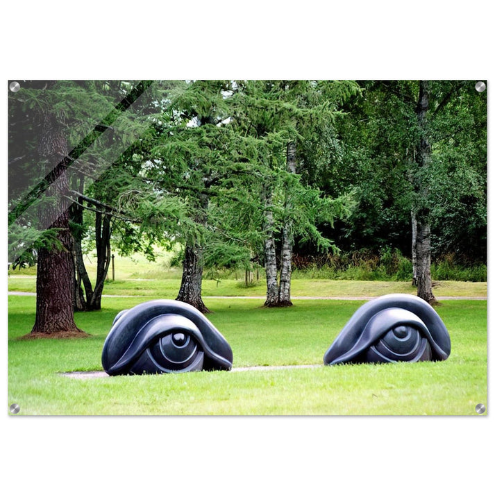 EYE BENCHES II 1997 - Louise Bourgeois Acrylic Print - 70x100 cm / 28x40″ inches