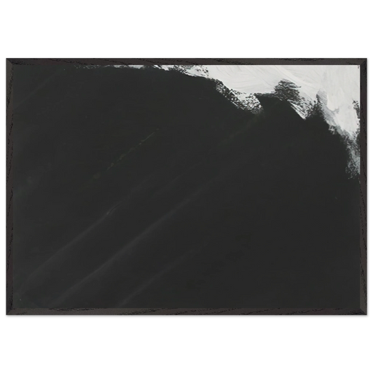 Untitled - 1988 N3 - Raoul De Keyser Framed Art Print – Black Wooden Frame - Default Title - -Framed Art Print