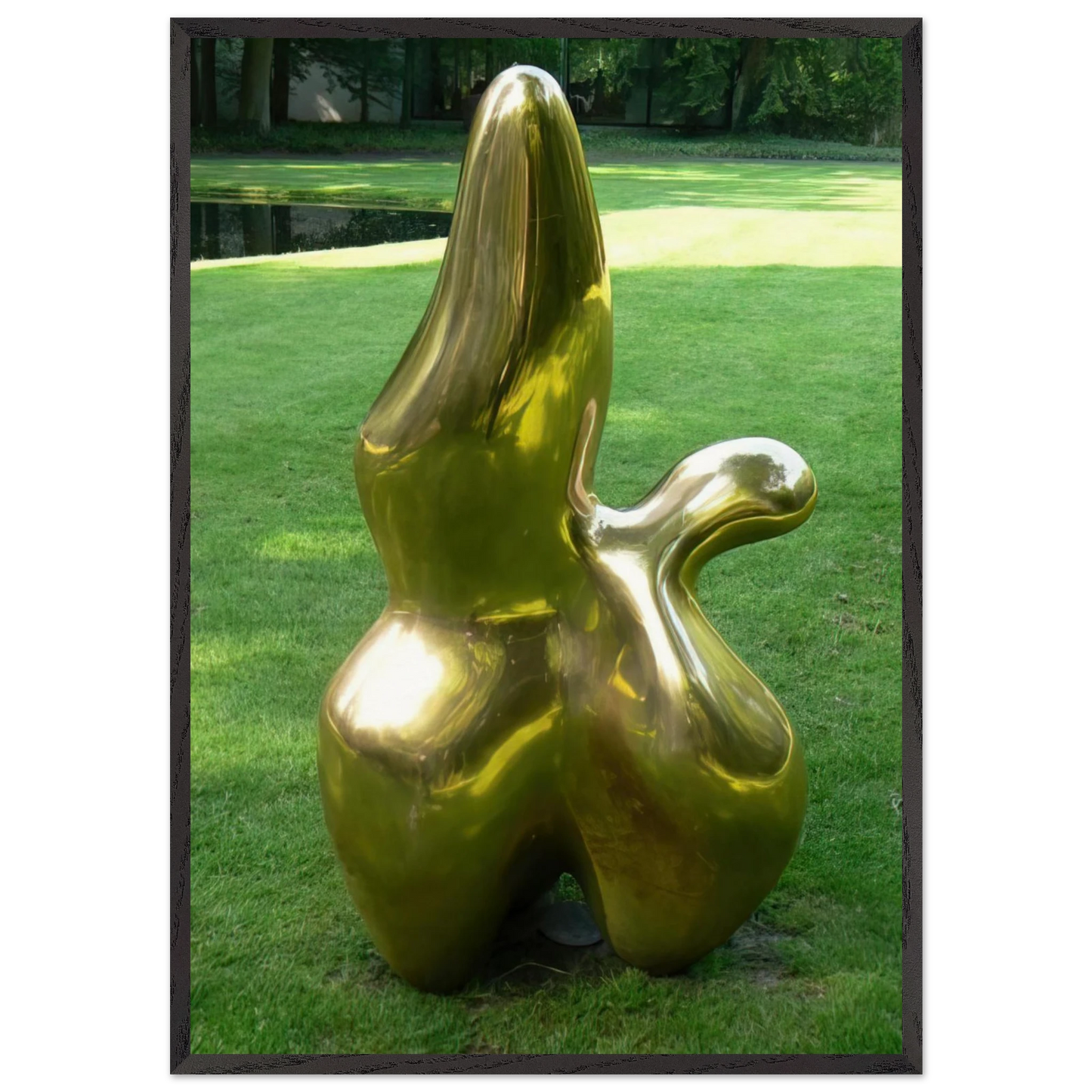 Cloud Shepherd - Jean Arp Framed Art Print – Black Wooden Frame - Default Title - -Framed Art Print