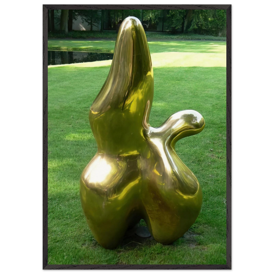 Cloud Shepherd - Jean Arp Framed Art Print – Black Wooden Frame - Default Title - -Framed Art Print