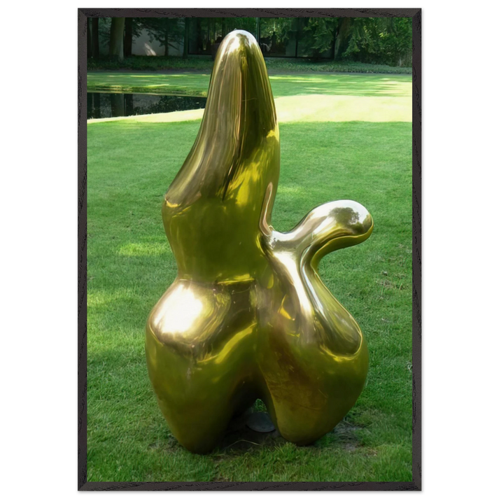 Cloud Shepherd - Jean Arp 70x100 cm / 28x40 inches Framed Art Print – Black Wooden Frame