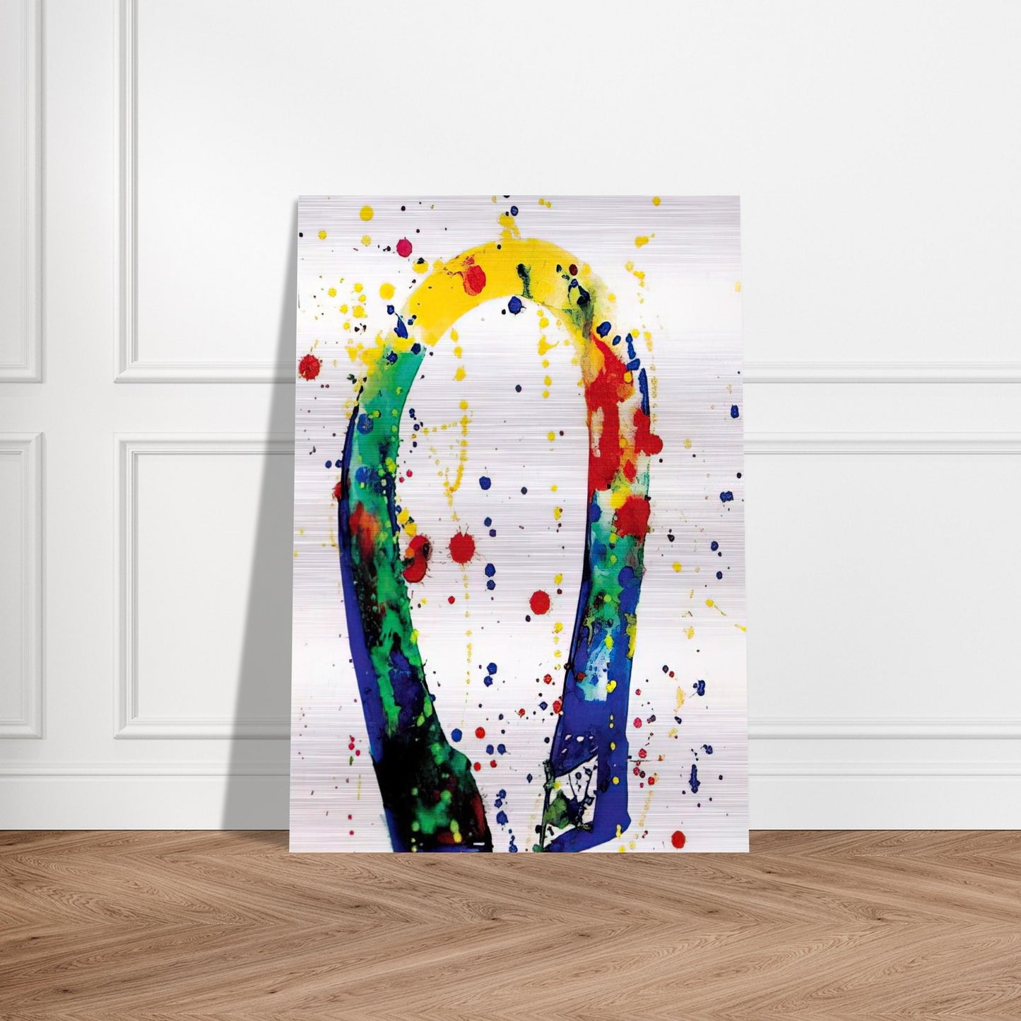 Sculpture Drawing Toyko  SF65-018  - Sam Francis Brushed Aluminum Print - 70x100 cm / 28x40 inches | Sam Francis Aluminum Print | Sam Francis Prints