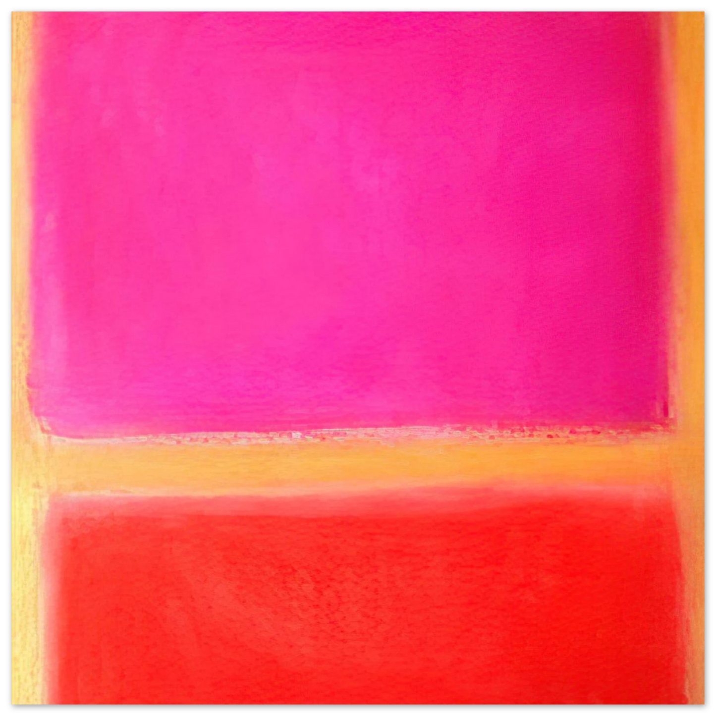 Helen Frankenthaler - Untitled - Color Field Painting Wall art - 50x70 cm / 20x28 inches - Premium Wooden Framed Poster With Fine Art Paper - Black frame