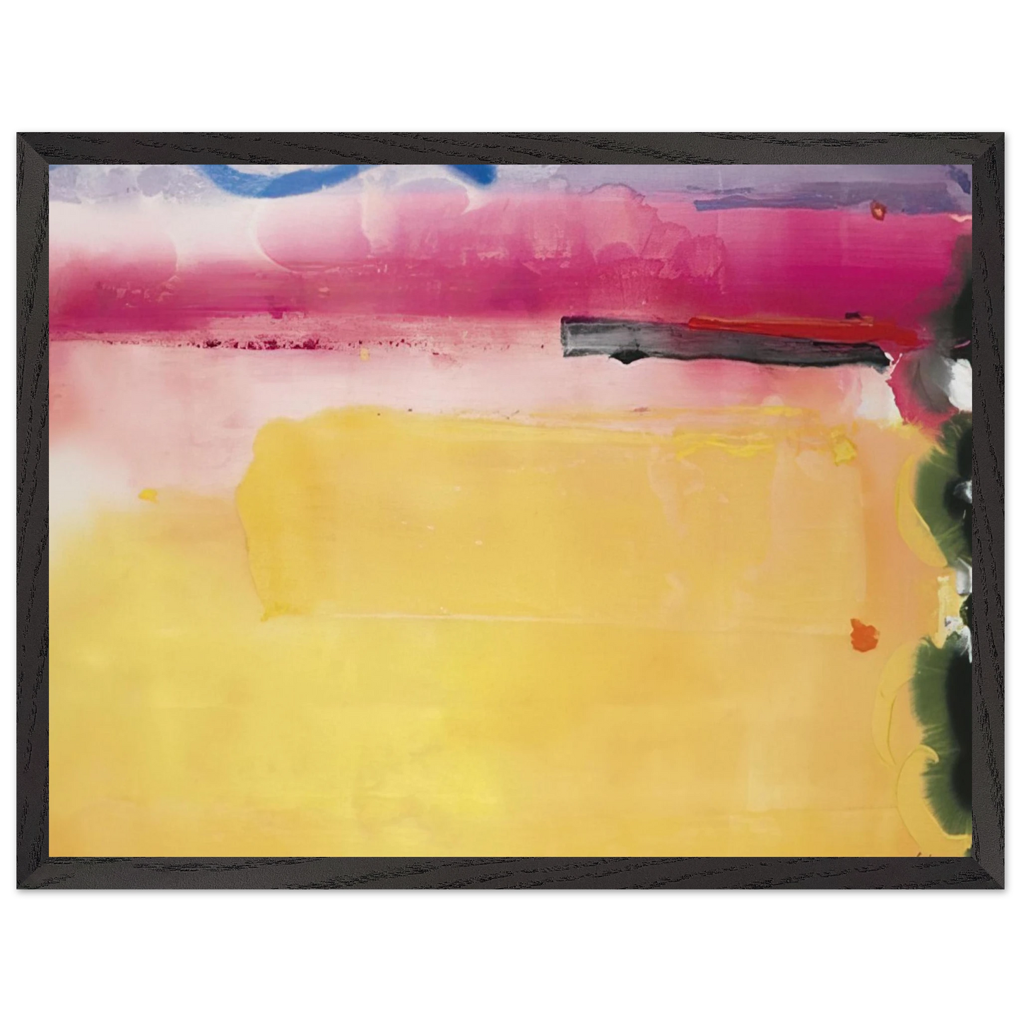 Helen Frankenthaler - Black-Eyed Susan - 1988 Wall art - 15x20 cm / 6x8 inches - Fine Art Poster - -