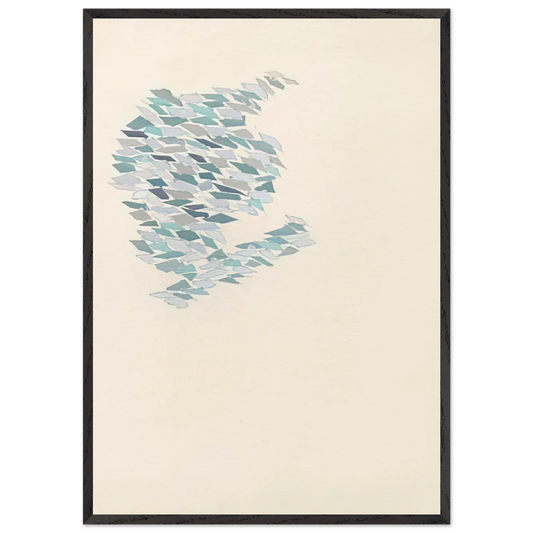 Pastel I - 1971 - Robert Goodnough Framed Art Print – Black Wooden Frame - Default Title - -Framed Art Print