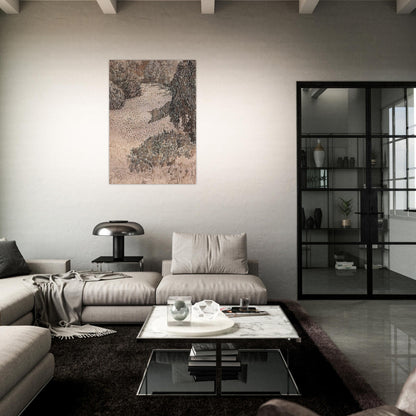 The Corner of the Park - Vincent van Gogh Brushed Aluminum Print - 70x100 cm / 28x40 inches | Vincent van Gogh Aluminum Print | Vincent van Gogh Prints