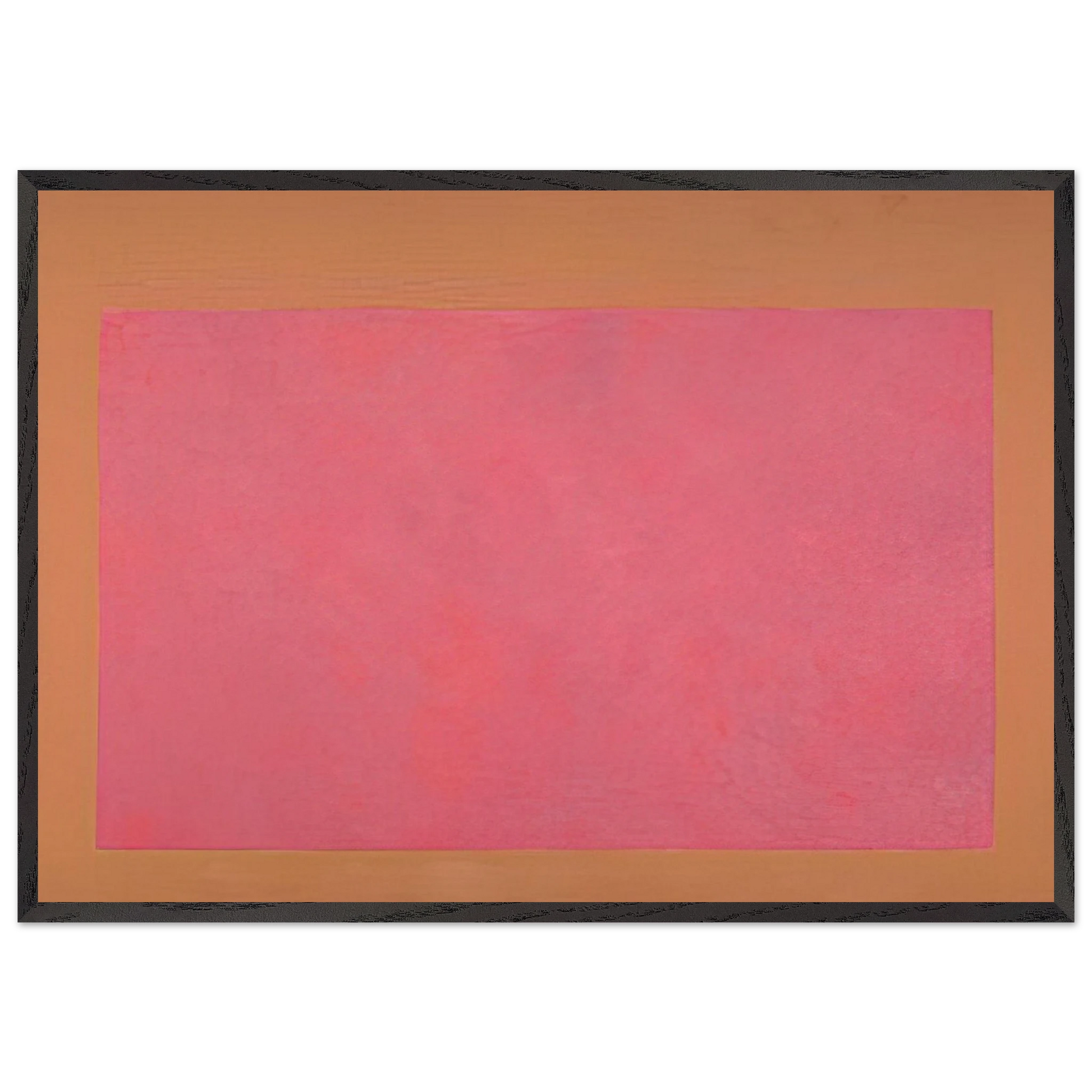 Rose Sun Box Nr 2 - 1969 - Theodoros Stamos Framed Art Print – Black Wooden Frame - Default Title - -Framed Art Print