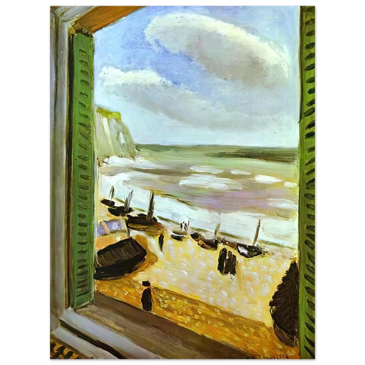 Henri Matisse - OPEN WINDOW AT COLLIOURE 1905 Fine Art Poster - Default Title