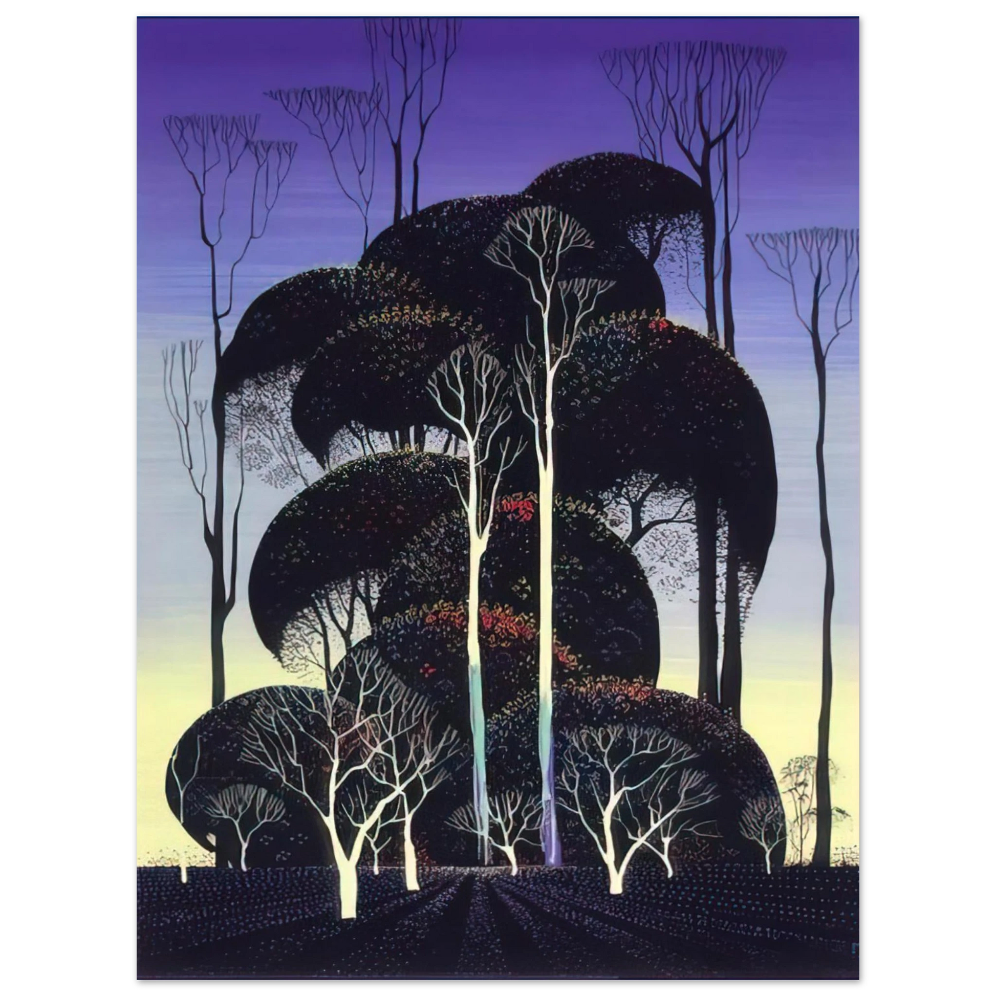 Eyvind Earle - Forest Arabesque Fine Art Poster - Default Title