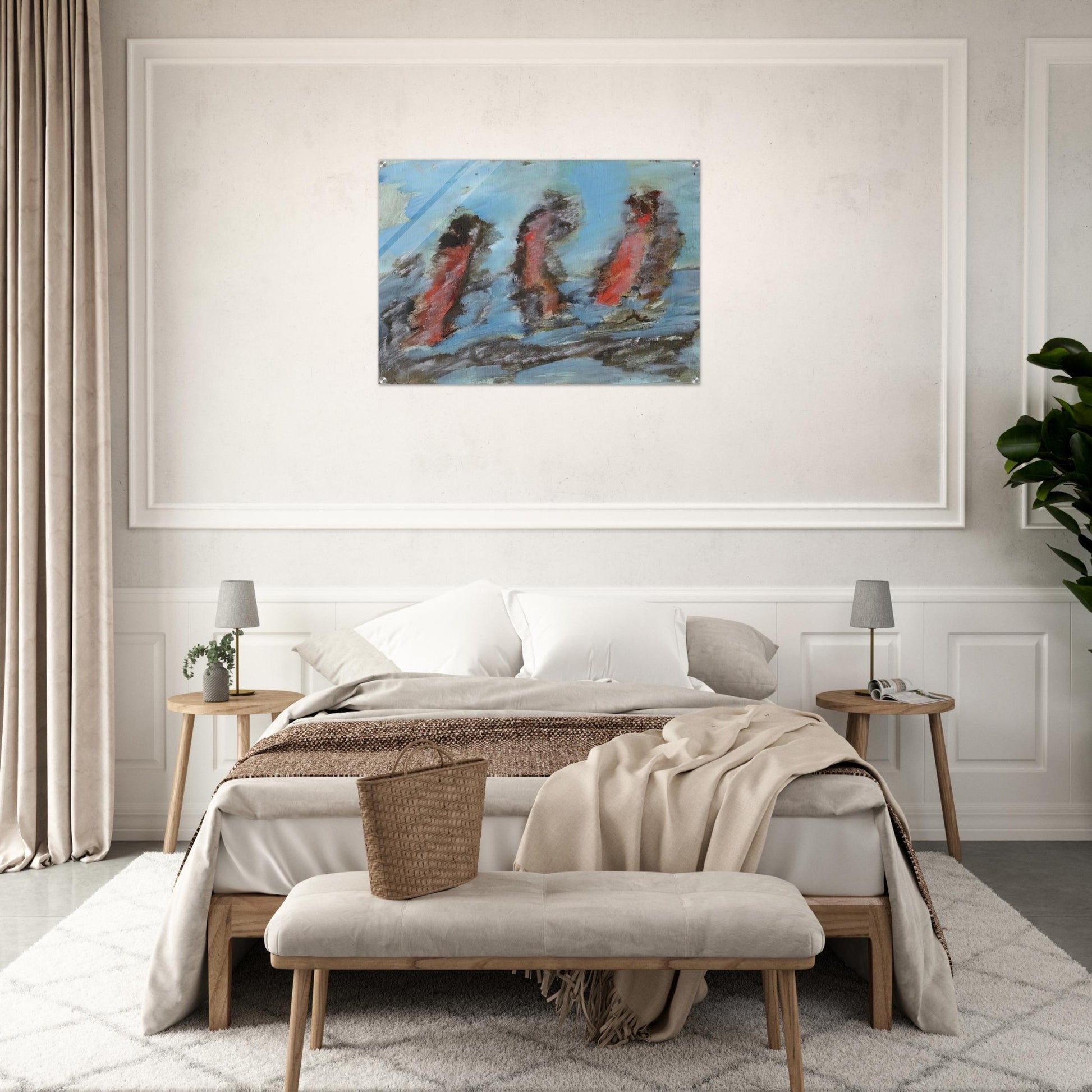 Untitled KC 505 - 1984 - Henri Michaux Acrylic Print - 70x100 cm / 28x40″ inches | Henri Michaux Wall Art | Henri Michaux Prints