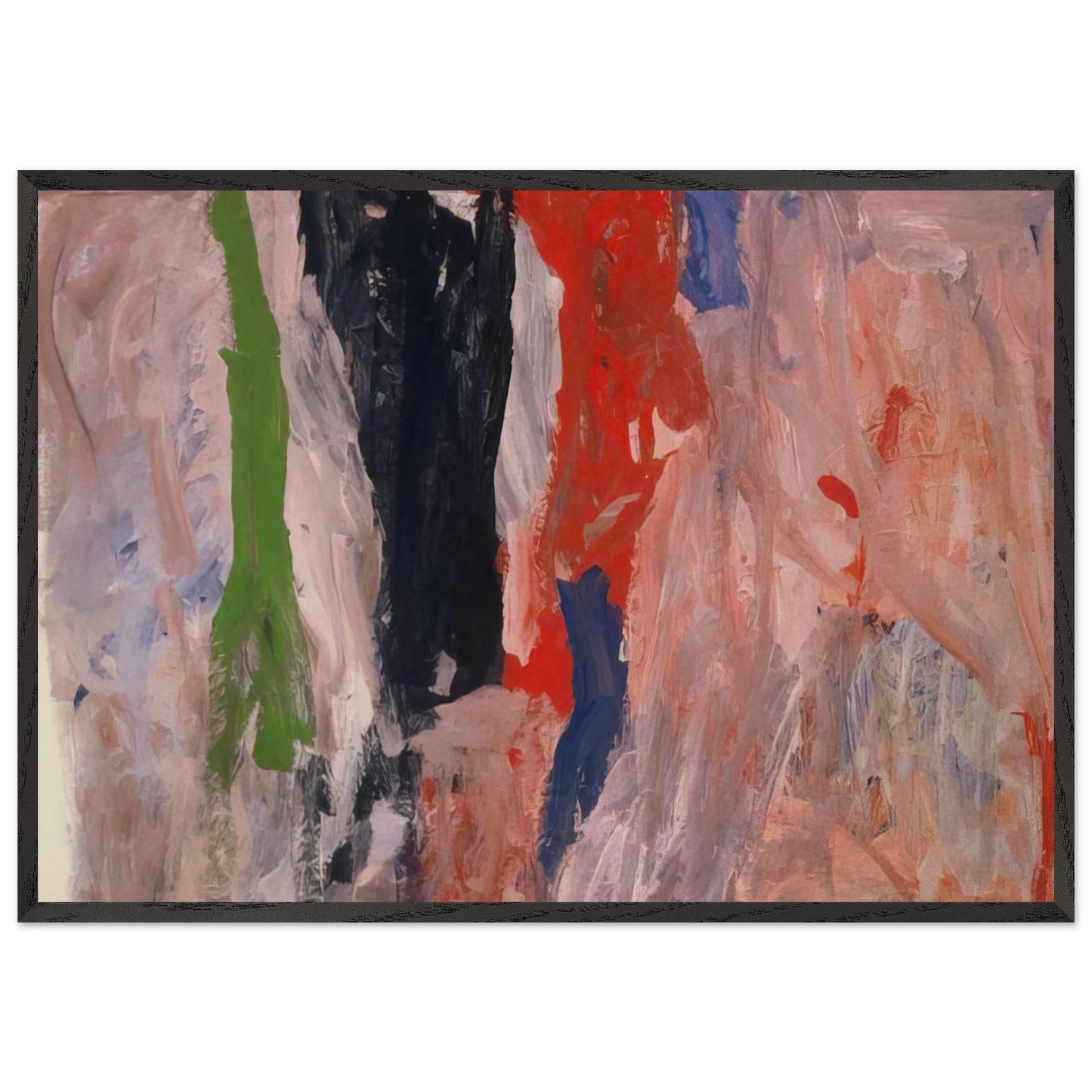 LAST PIECE 1958 - Philip Guston Framed Art Print – Black Wooden Frame - Default Title - -Framed Art Print