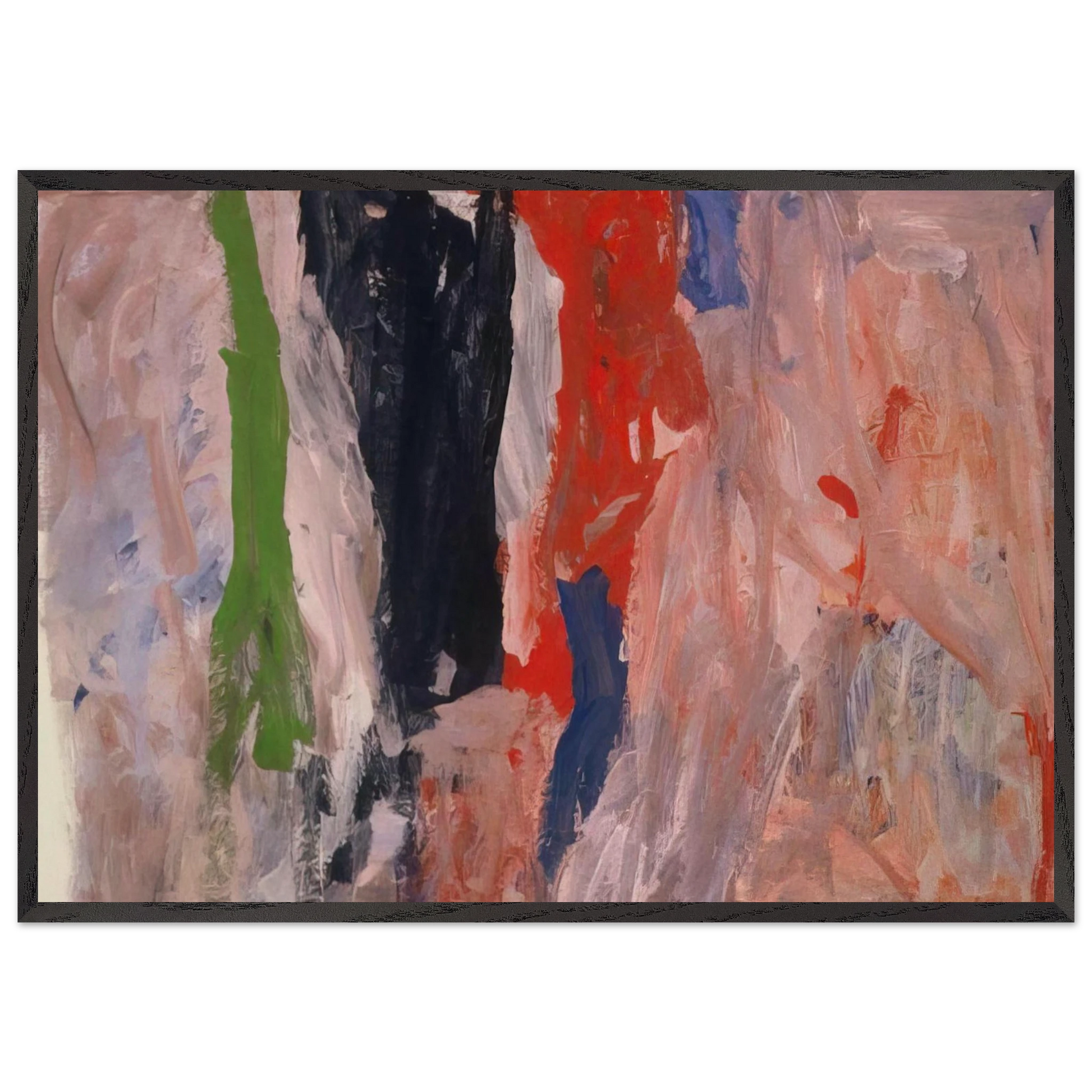 LAST PIECE 1958 - Philip Guston Framed Art Print – Black Wooden Frame - Default Title - -Framed Art Print