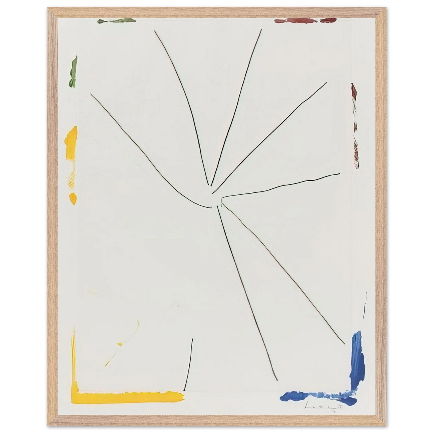 Helen Frankenthaler - Free Wheeling - 1971 Wall art - 40x50 cm / 16x20 Inches - Fine Art Poster - -