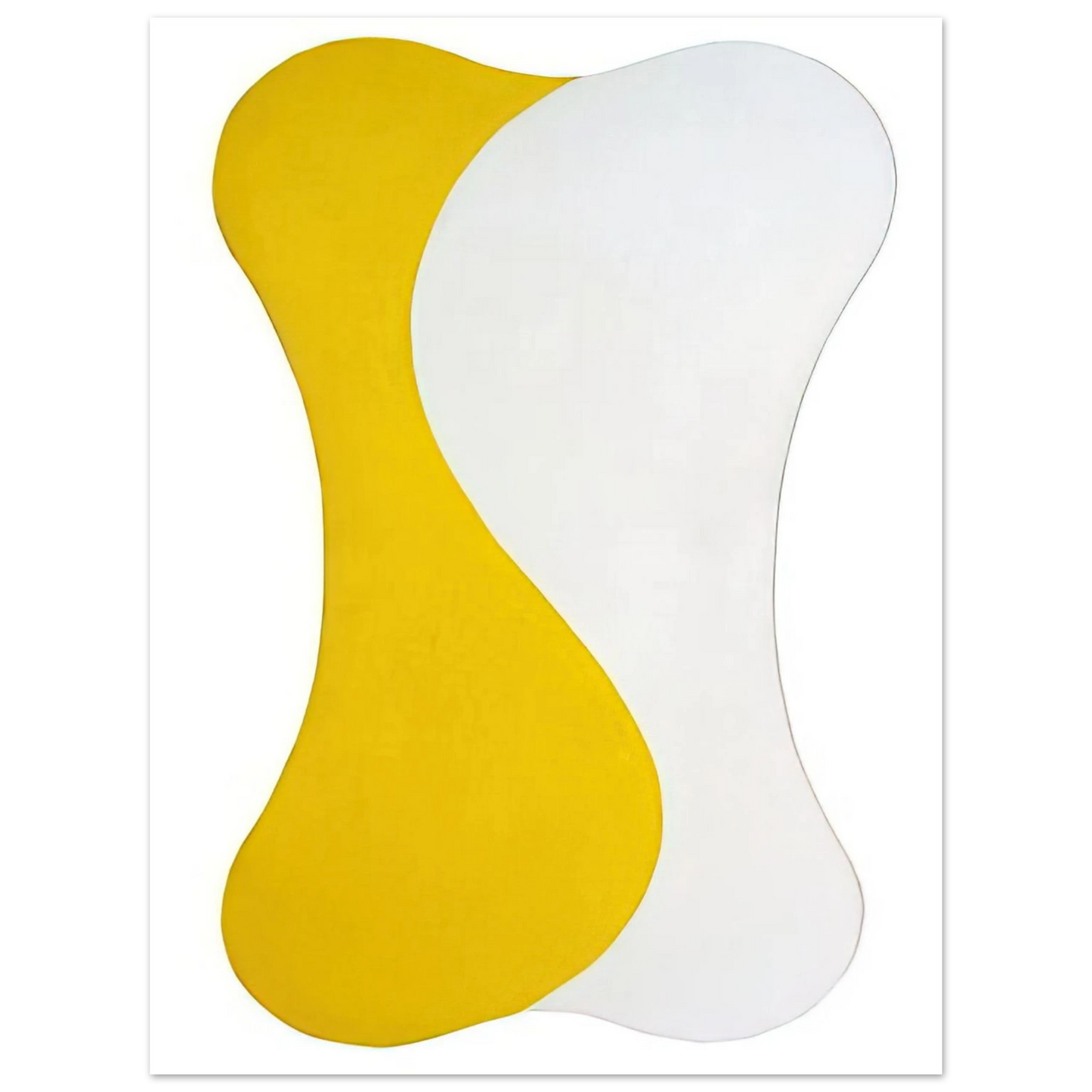Leon Polk Smith - Yellow White [Sun] - 1959 Fine Art Poster - Default Title
