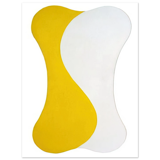 Leon Polk Smith - Yellow White [Sun] - 1959 Fine Art Poster - Default Title