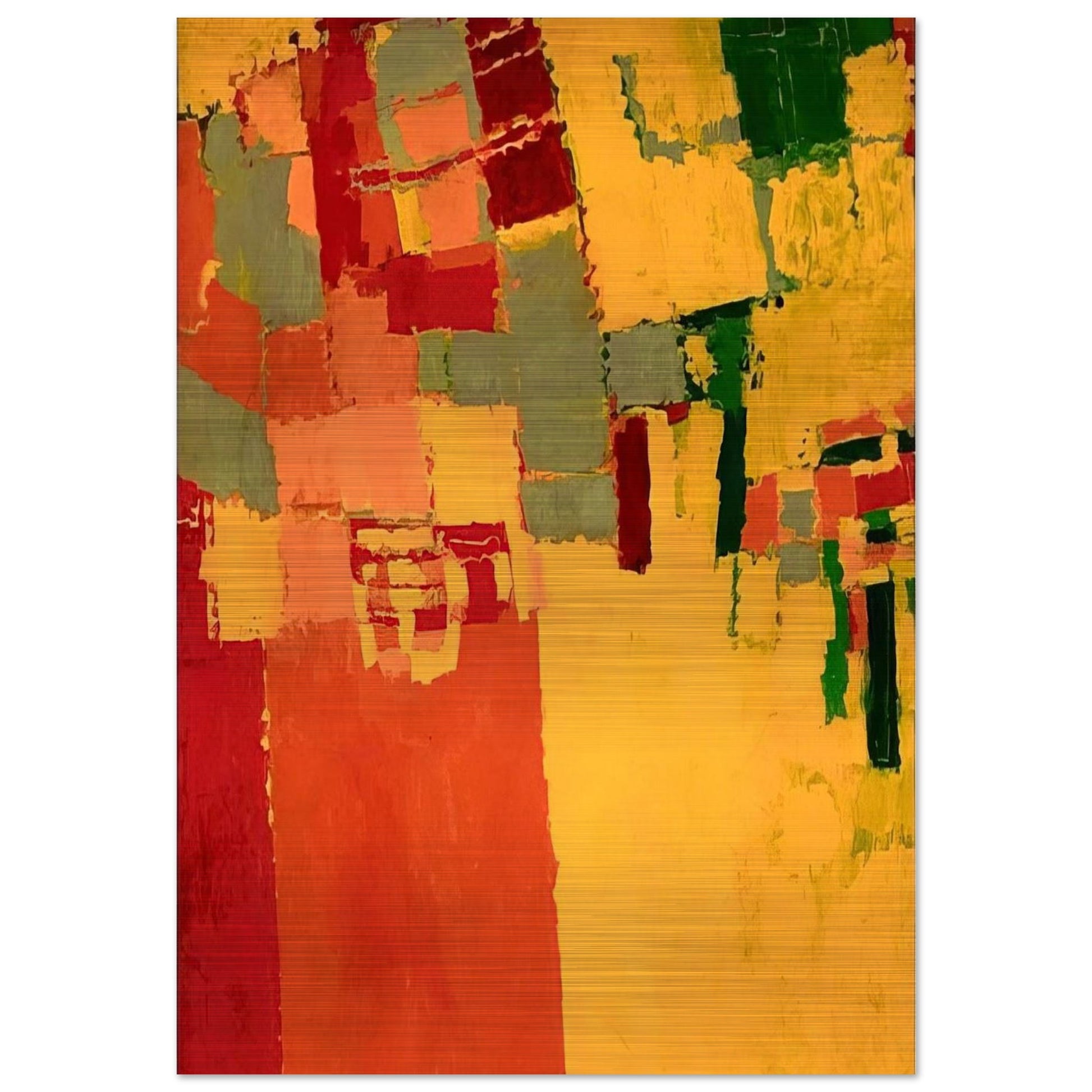 27 October 1949 - 1949 - Frank Lobdell Brushed Aluminum Print - 70x100 cm / 28x40 inches | Frank Lobdell Aluminum Print | Frank Lobdell Prints