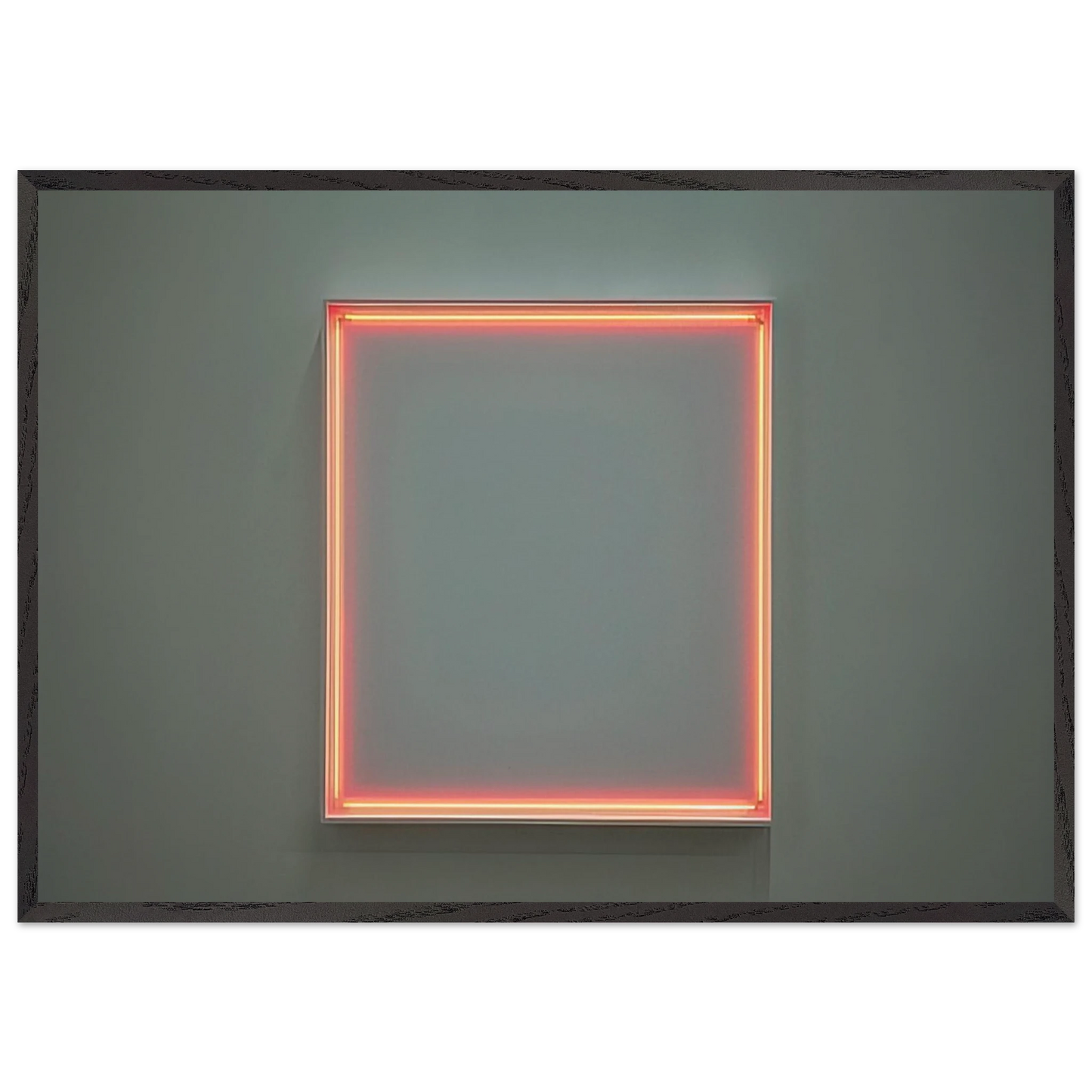 4 rythmes interferents en formant un carre - 1972 - Francois Morellet Framed Art Print – Black Wooden Frame - Default Title - -Framed Art Print