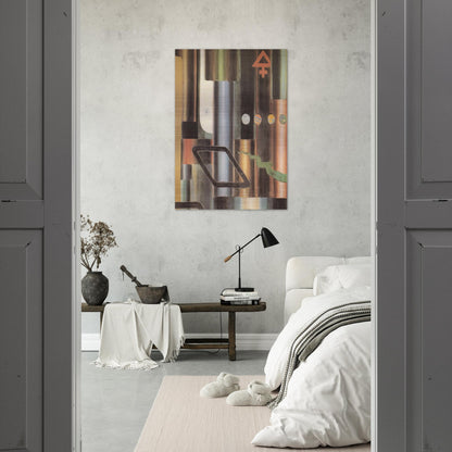 La libra s'infiamma e le piramidi - 1921 - Julius Evola Brushed Aluminum Print - 70x100 cm / 28x40 inches | Julius Evola Aluminum Print | Julius Evola Prints