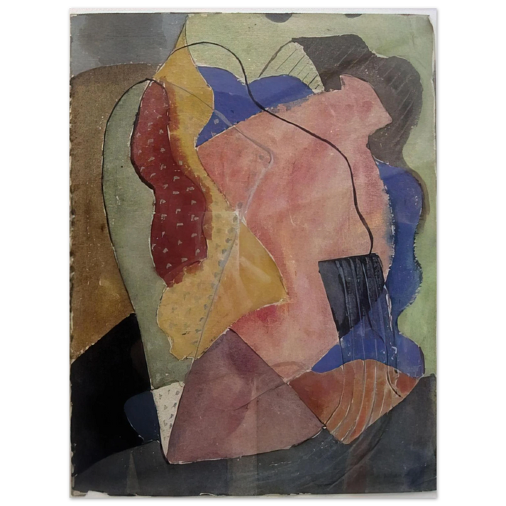 John Ferren - St. Tropez Abstract - 1929  75x100 cm / 30x40inches Fine Art Poster