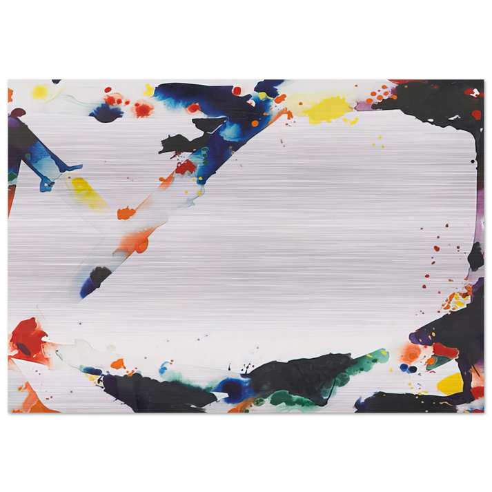 Angel Trails - Sam Francis Brushed Aluminum Print - 70x100 cm / 28x40 inches | Sam Francis Aluminum Print | Sam Francis Prints